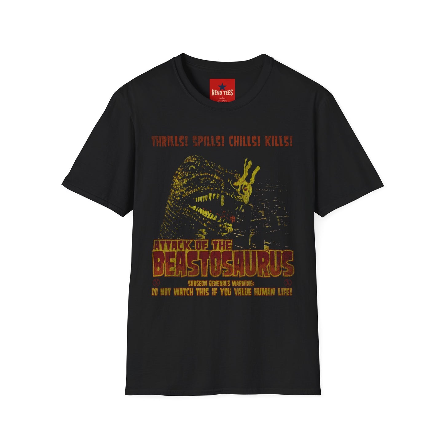 Thrills Chills Kills Dino Movie T-Shirt