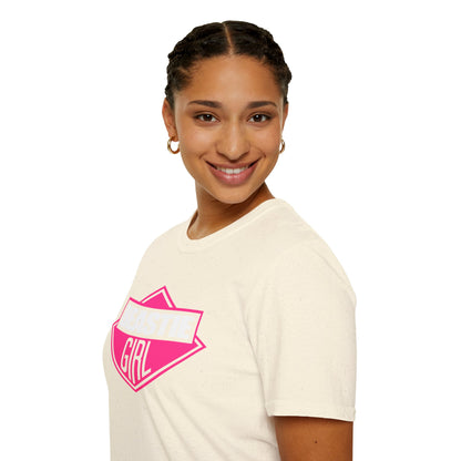 Beastie Girl T-Shirt — Retro Pink Diamond Graphic Tee
