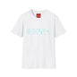 Minimal Celestial Icons T-Shirt — Light Blue Astrological Symbols