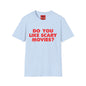 T-Shirt — "Do You Like Scary Movies?" Bold Horror Quote Tee