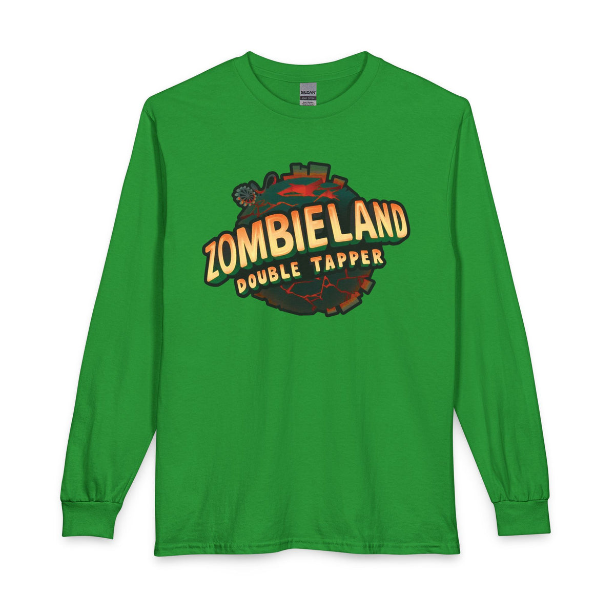 Zombieland Double Tapper Long Sleeve Tee — Retro Zombie Movie Graphic Shirt