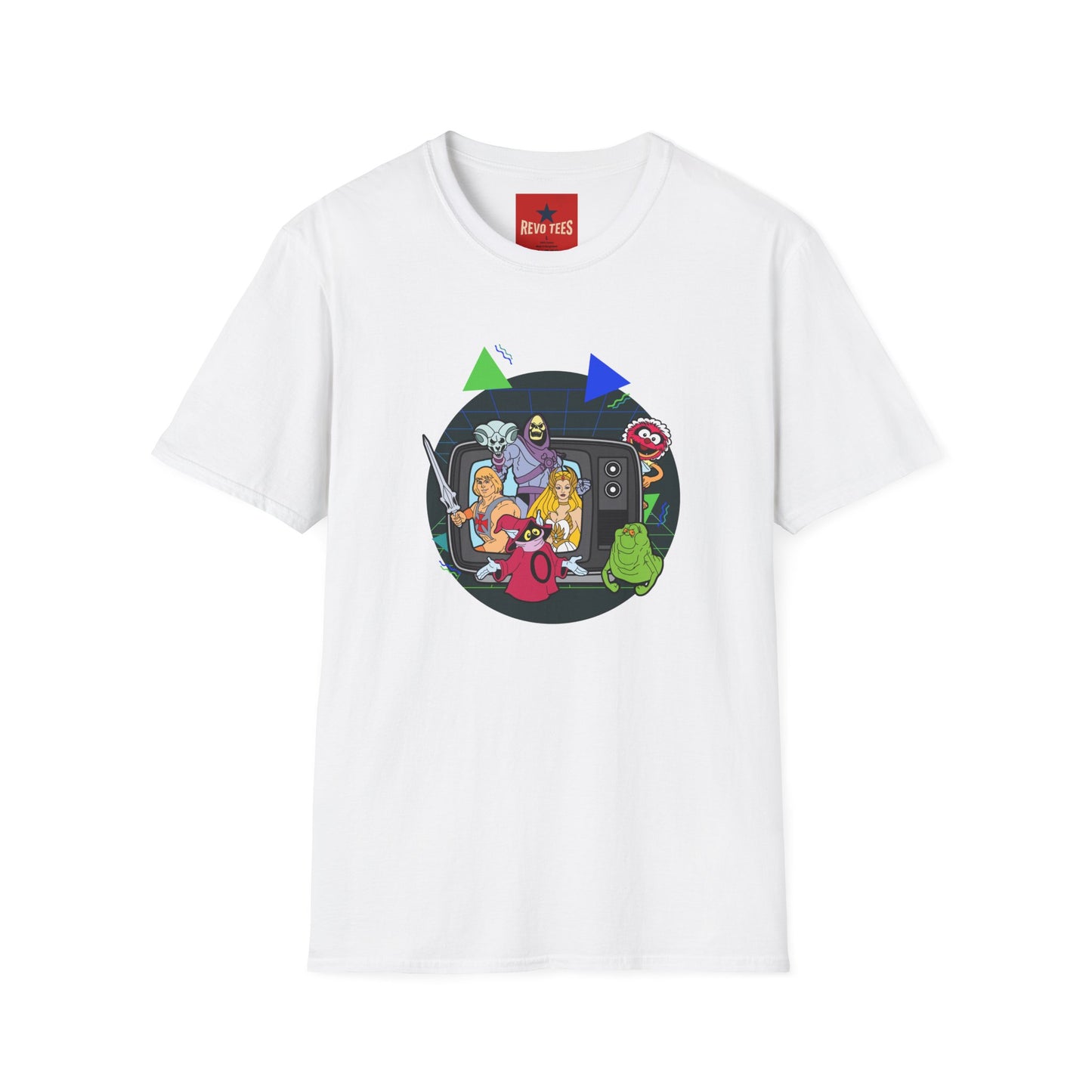 Retro Cartoon Monster Crew T-Shirt — 80s TV Horror Parody Graphic Tee