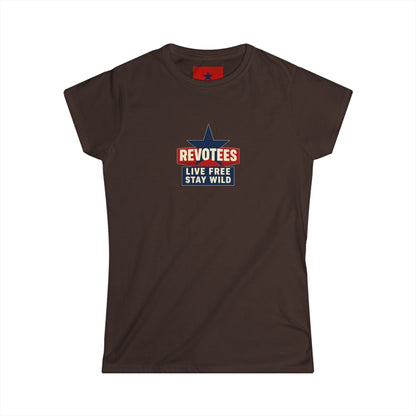 Revotees 'Live Free Stay Wild' Women's Tee
