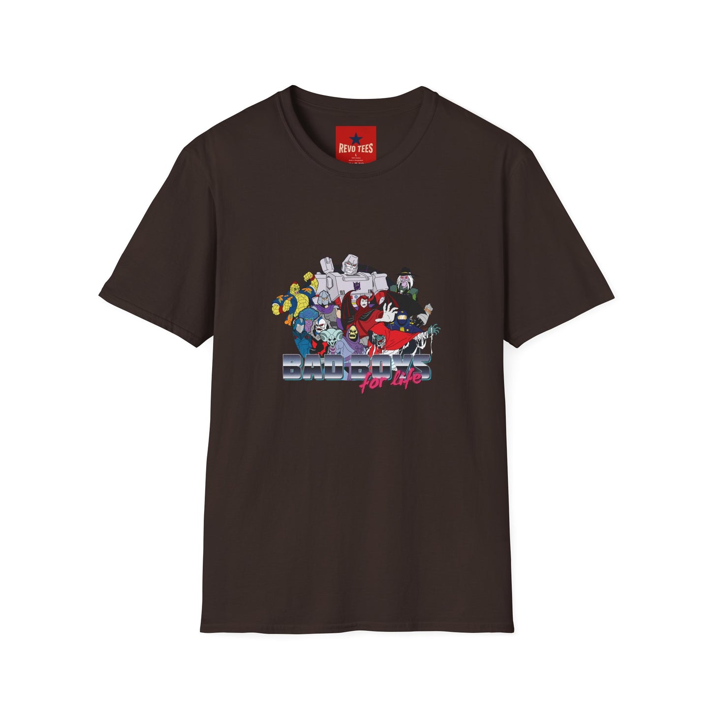 Villain Squad Graphic T-Shirt — Retro Comic Supervillains Design