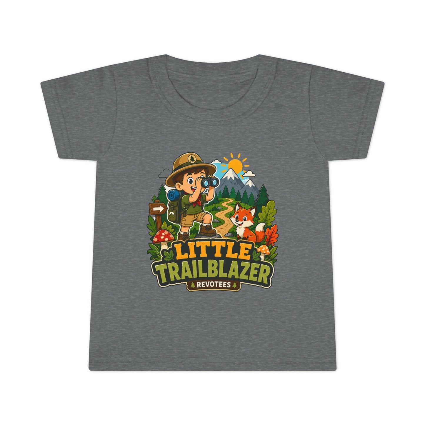 Little Trailblazer Toddler T-Shirt — Cute Explorer Camping Tee for Kids