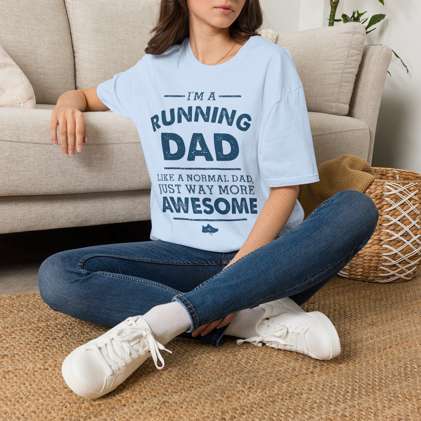 Running Dad T-Shirt — "I’m a Running Dad" Funny Athletic Father’s Tee