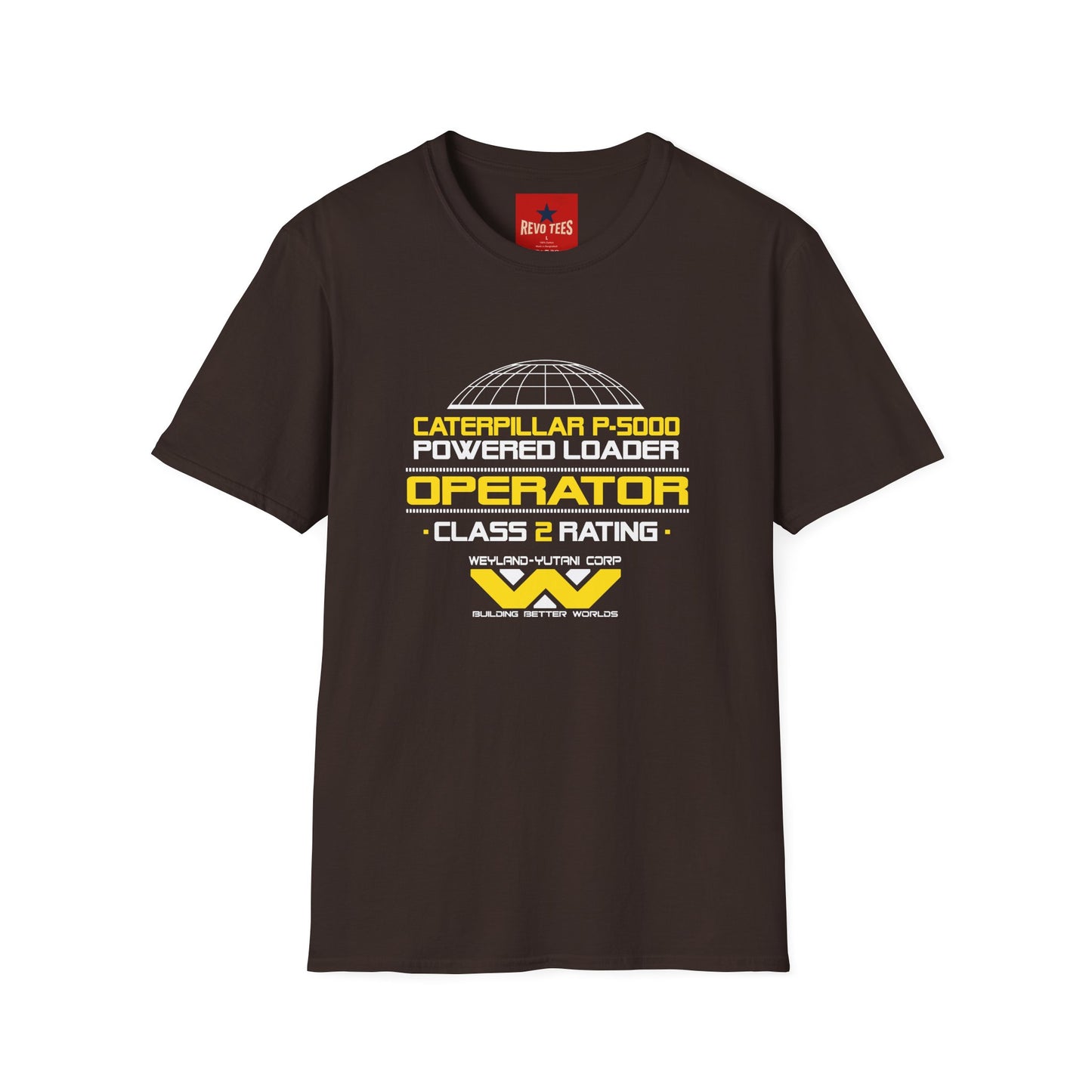Caterpillar P-5000 Powered Loader Operator T-Shirt — Class 2 Rating