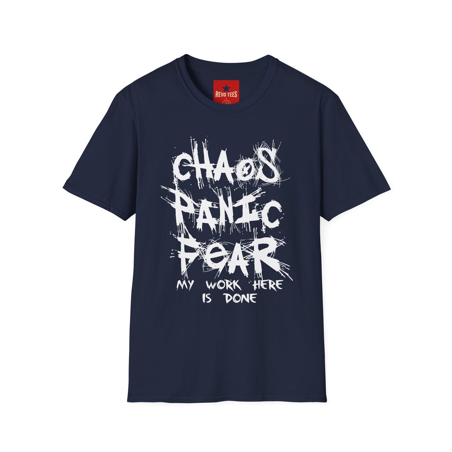 Chaos Panic Fear - Unisex Softstyle T-Shirt