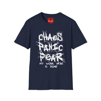 Chaos Panic Fear - Unisex Softstyle T-Shirt