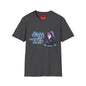 Why Is a Raven Like a Writing Desk? T-Shirt — Alice in Wonderland Mad Hatter Illustration