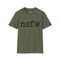Revotees Nsfw Graphic Bold Minimalist Statement Shirt T-Shirt - alternate view 4