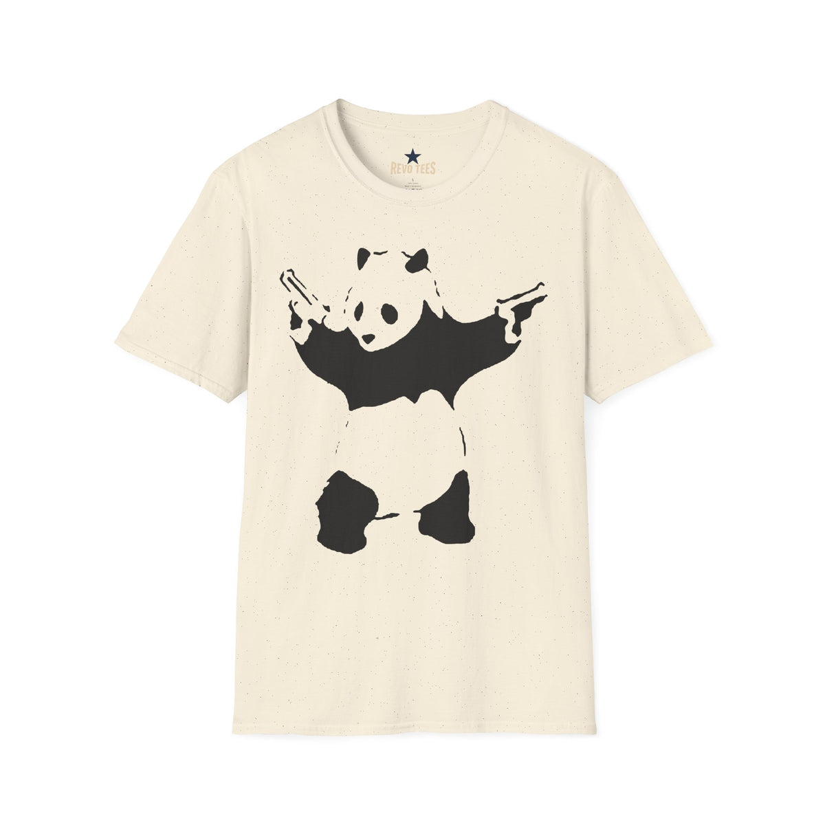 Revotees Banksy Panda Bat Cute Gothic Panda Graphic T-Shirt - alternate view 3