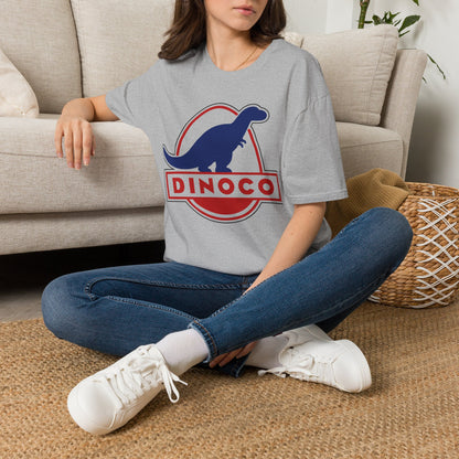 T-Shirt — Retro Dino Logo 'Dinoco' Graphic Tee
