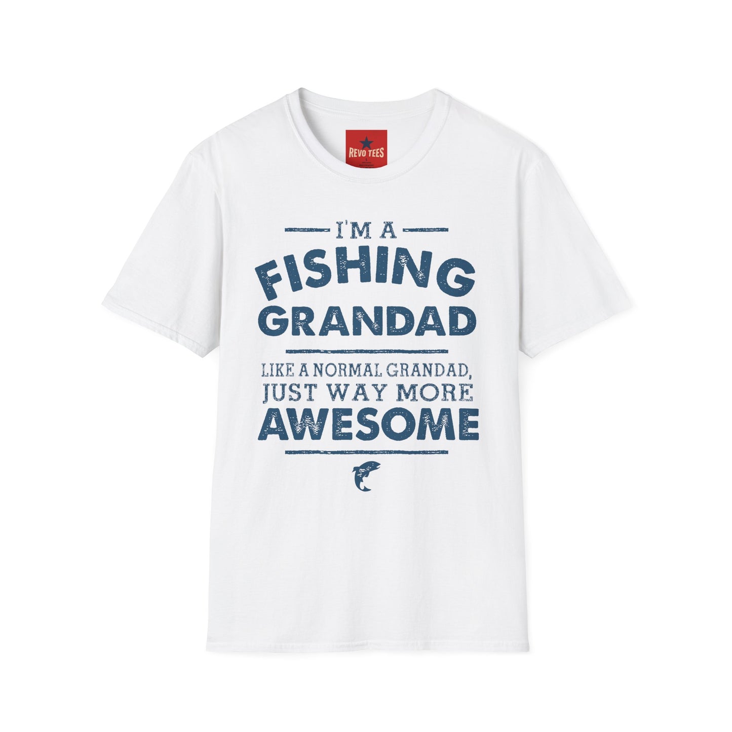 Fishing Grandad T-Shirt — "I'm a Fishing Grandad" Graphic Tee for Proud Grandpa, Father’s Day Gift