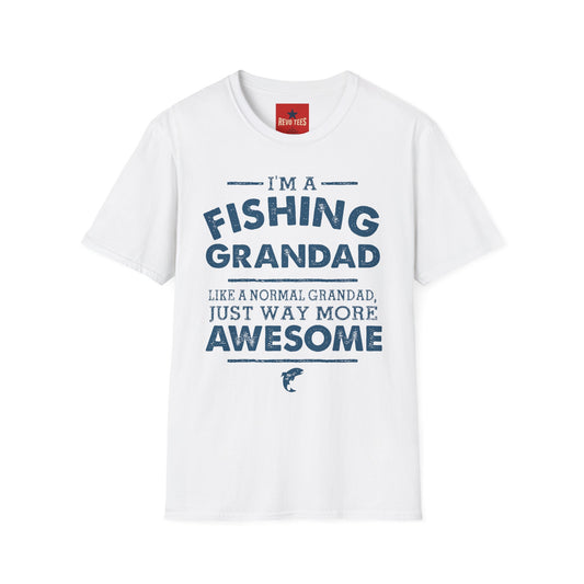 Fishing Grandad T-Shirt — "I'm a Fishing Grandad" Graphic Tee for Proud Grandpa, Father’s Day Gift