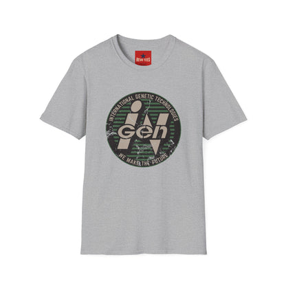 Gen Logo T-Shirt — Vintage 'International Genetic Technologies' Graphic Tee