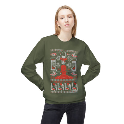 Lethal Knitting - Too Old For This Sh!t Christmas Ugly Sweater