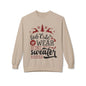 "Too Cute To Wear An Ugly Sweater" Christmas Crewneck Sweatshirt
