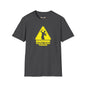 Revotees Caution Throwing Shapes Unisex Softstyle T-Shirt - alternate view 5