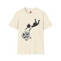 Revotees Banksy Shop Til You Drop Silhouette T-Shirt - alternate view 3
