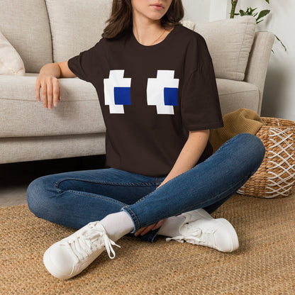 Pixel Eyes T‑Shirt — Retro 8‑Bit Gaming Graphic Tee