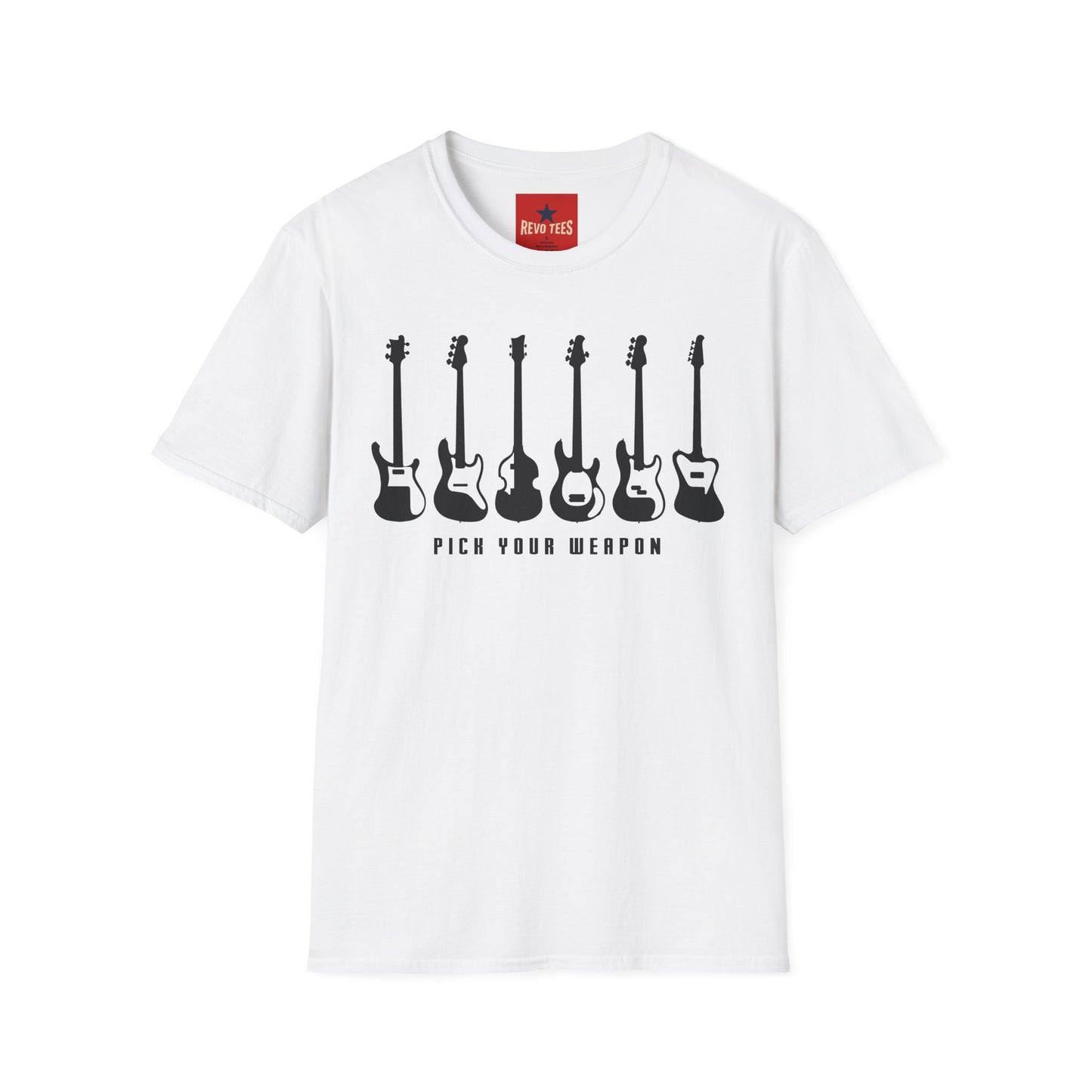 Pick Your Weapon Bass Guitars - Unisex Softstyle T-Shirt
