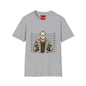 Hockey Mask Mugshot T-Shirt - Jason Voorhees Horror Movie Tee