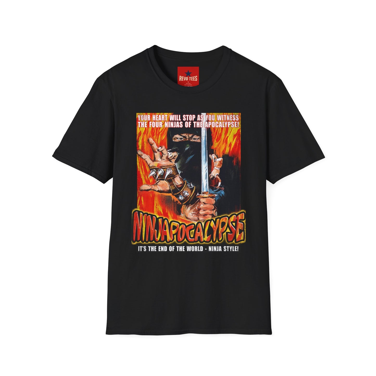 Apocalypse Ninjas T‑Shirt — Retro Movie Poster Graphic Tee