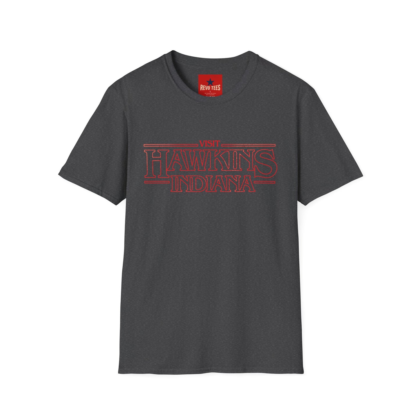 Visit Hawkins Indiana T-Shirt – Retro Stranger Things Inspired Tee