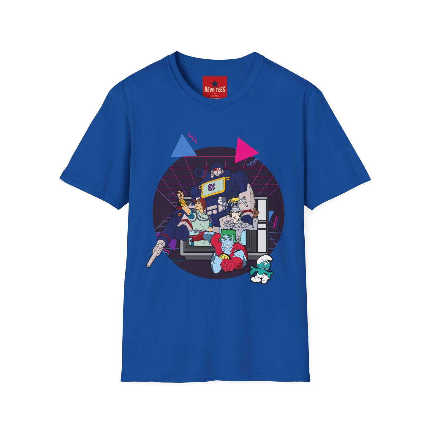 Retro Gaming Arcade T-Shirt — 80s Synthwave Console Crew Tee
