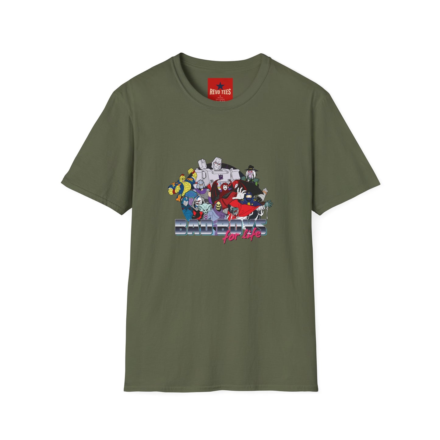 Villain Squad Graphic T-Shirt — Retro Comic Supervillains Design