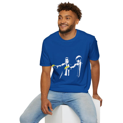 Banksy Pulp Fiction Banana Standoff T-Shirt