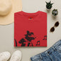 Music Cat T-Shirt — Black Silhouette Singing Rat Graphic Tee