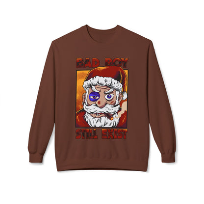 Bad Boy Santa — 'Bad Boy Still Exist' Christmas Crewneck Sweatshirt