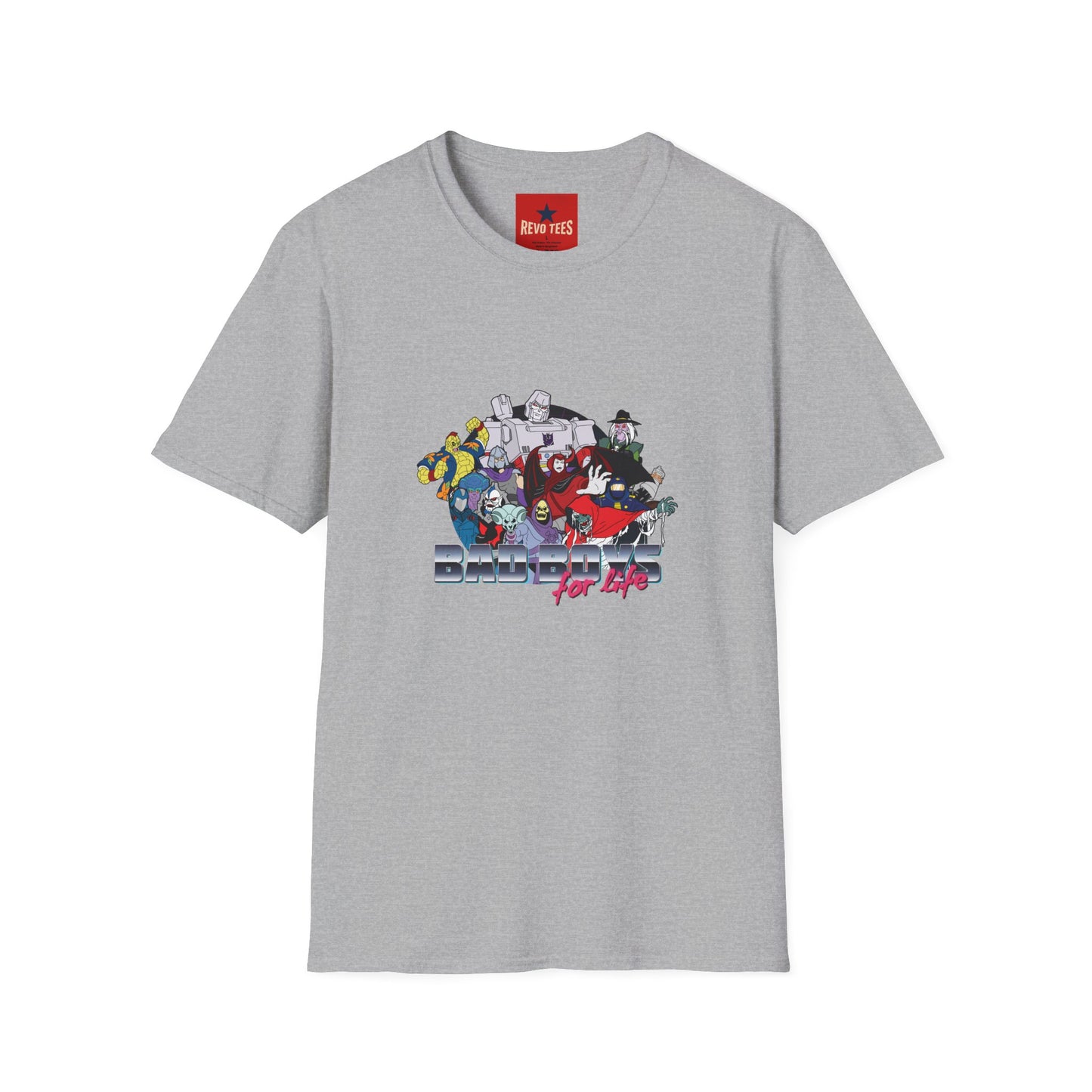 Villain Squad Graphic T-Shirt — Retro Comic Supervillains Design
