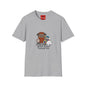 Cute Plush Creature T-Shirt — “Shoulder You Ever Need Us” Cartoon Group Tee