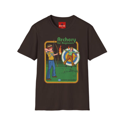 Archery for Beginners T-Shirt — Retro Kids' Archery Practice Graphic Tee