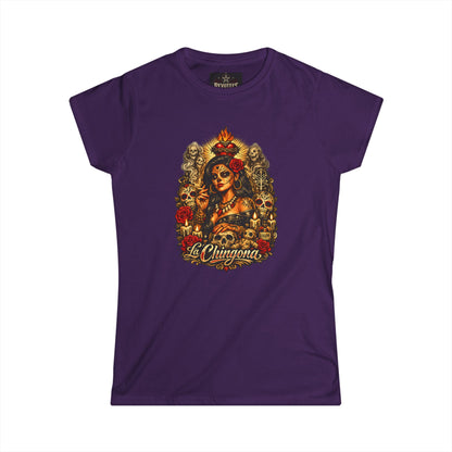 T-Shirt — La Chingona Day of the Dead Sugar Skull Tee