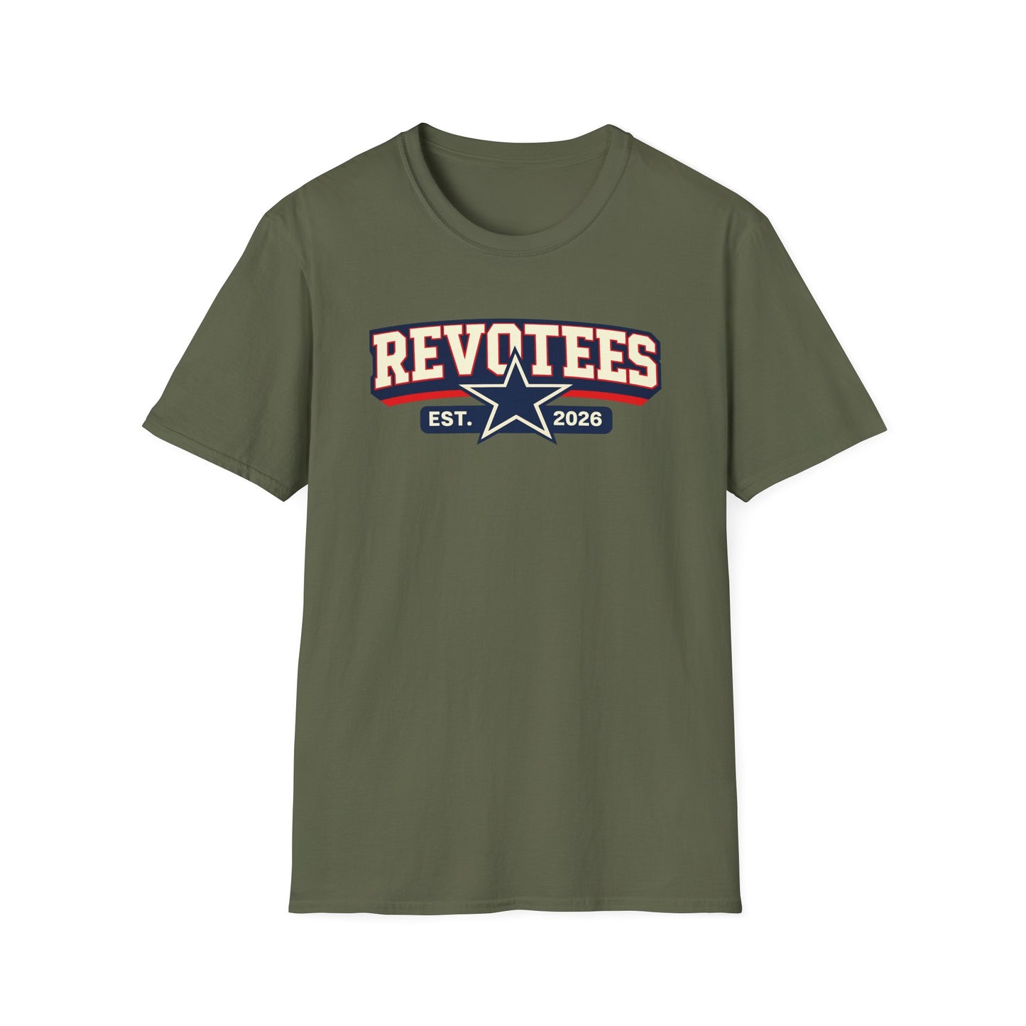 Revotees EST. 2026 Graphic T-Shirt — Retro Star Sports Logo