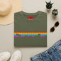 Rainbow Equalizer T-Shirt — Retro Audio Bars Pride Tee