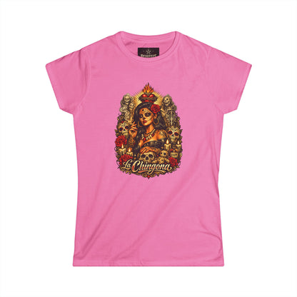 T-Shirt — La Chingona Day of the Dead Sugar Skull Tee