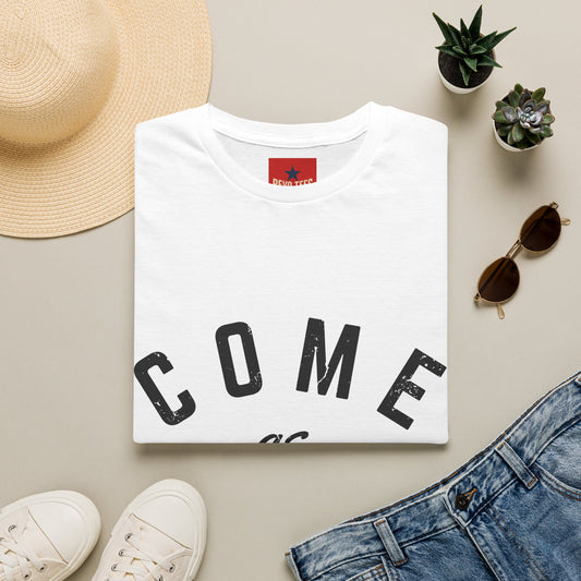 Come As You Are T-Shirt — Casual Vintage Lettering Tee