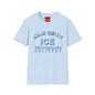 Miami Chills Ice Graphic T-Shirt — Retro Beach Vibes, Refrigerated Delivery Slogan