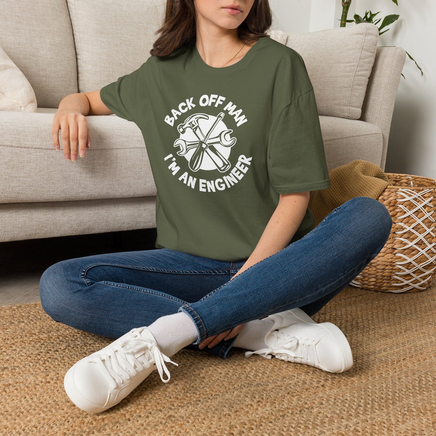 Engineer T-Shirt — "Back Off Man I'm An Engineer" Mechanical Tools Tee