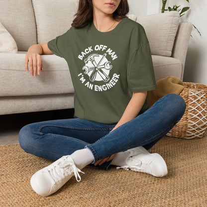 Engineer T-Shirt — "Back Off Man I'm An Engineer" Mechanical Tools Tee