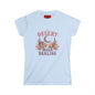 Desert Moon Darling Tee — Women's Boho Moon & Cactus Graphic T-Shirt