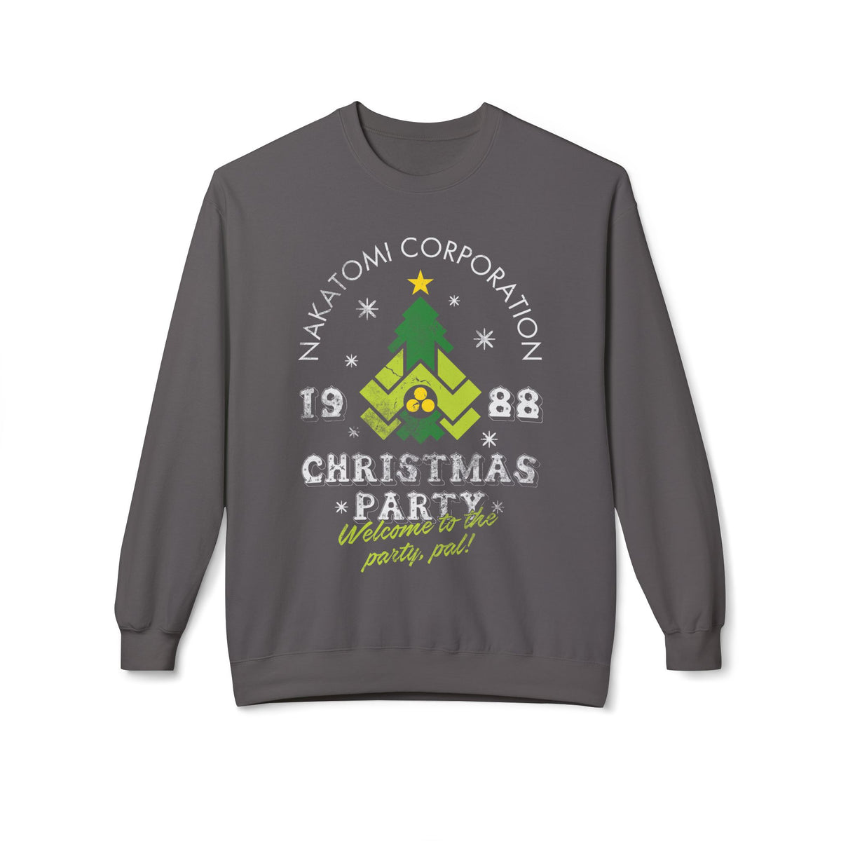 Die Hard 'Nakatomi Corporation 1988' Holiday Crewneck Christmas Party Sweatshirt