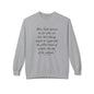 Christmas Quote — 'When Santa squeezes his fat white ass...' Holiday Crewneck Sweatshirt