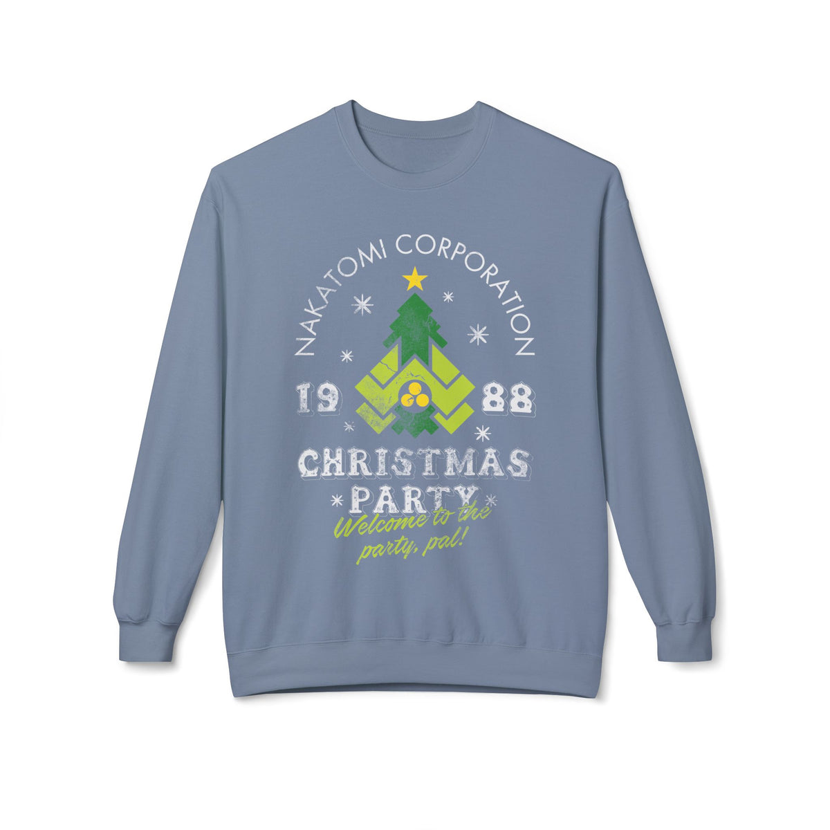 Die Hard 'Nakatomi Corporation 1988' Holiday Crewneck Christmas Party Sweatshirt