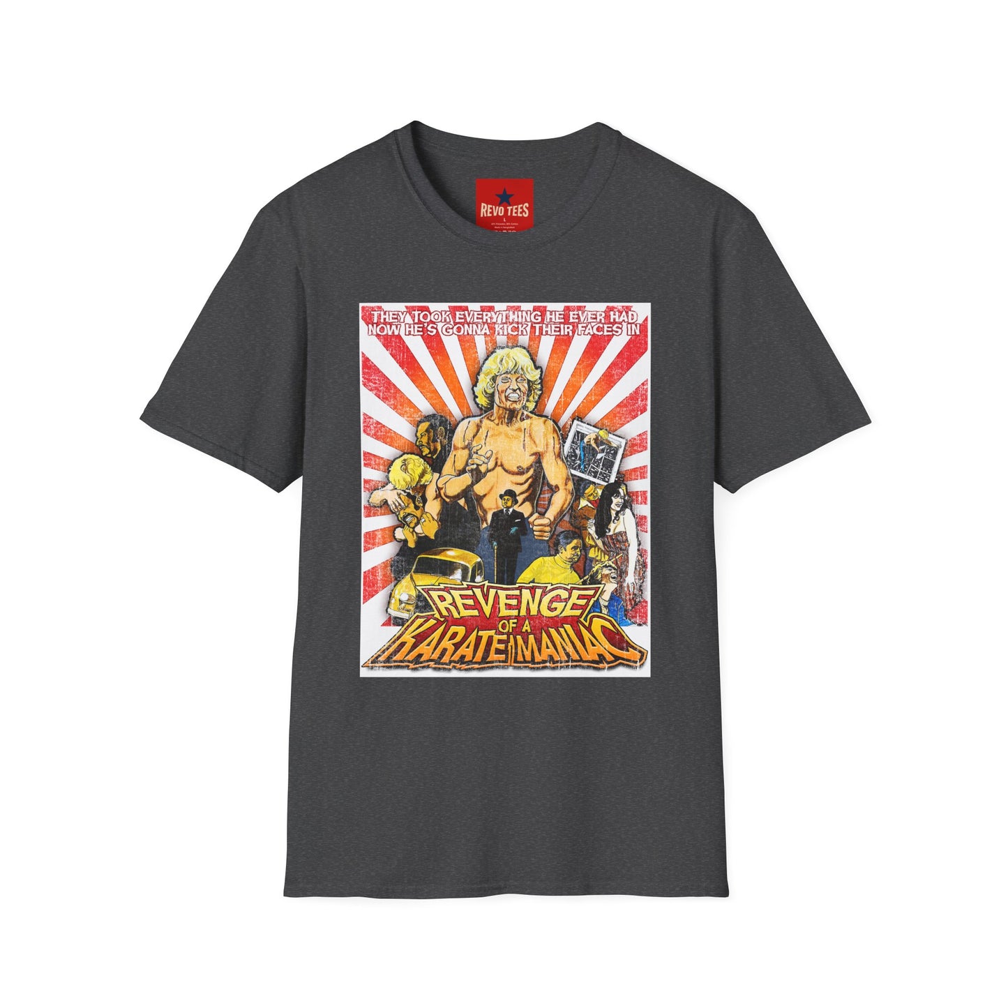 Revenge Karate Man T-Shirt — Retro Martial Arts Graphic Tee